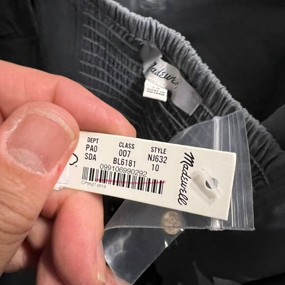 Madewell $82 Softdrape Gwen Crop Vest Top in Still Dawn Size 10 NJ632 - Picture 7 of 8